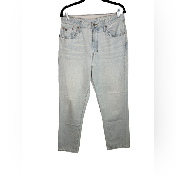 Outerknown Women’s Sea Jeans The Strand Straight Jean Size 30 Light Wash - Picture 2 of 14